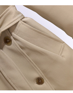 Printemps et automne nouveau Style britannique <span class=keywords><strong>kaki</strong></span> coréen <span class=keywords><strong>Trench</strong></span>-coat <span class=keywords><strong>Femme</strong></span> vestes Vintage femmes Style <span class=keywords><strong>court</strong></span> <span class=keywords><strong>Trench</strong></span>-Coat pour <span class=keywords><strong>Femme</strong></span> - Product Image 6