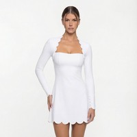 Combinaison de yoga une pièce pour femme, automne/hiver, manches longues, jupe de golf/tennis, dentelle respirante, séchage rapide, Spandex/Nylon, couleur unie