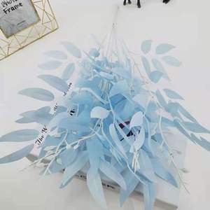 Feuilles de saule artificielles de haute qualité plantes artificielles Aliexpress Offres Spéciales pour la décoration quotidienne de mariage - Product Image 5