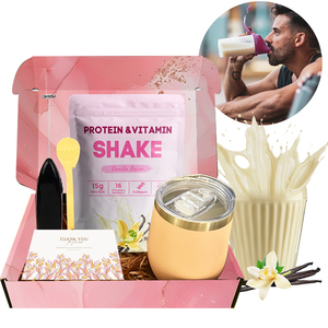 Kit OEM Completo de Batido de Proteínas y Vitaminas con Colágeno y Fibra, Sabor Vainilla - Product Image 1