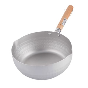 Japanese Style Ramen <b>Pot</b> All Aluminum Wooden Handle 5L Plus Non Stick Single Handle <b>Soup</b> <b>Pot</b> For Noodle Porridge Cooking - Product Image 2