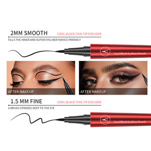 Eyeliner liquide noir OEM longue tenue, anti-bavures, séchage rapide, fini mat, stylo eyeliner, vente en gros, produit cosmétique personnalisé, marque privée - Product Image 5