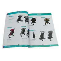 Catalogue de reliure parfaite OEM et impression de brochures Types de papier assortis-Carton kraft à revêtement offset Art pour format de livre