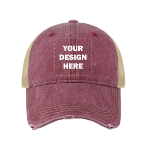 Casquette Trucker 5 Panneaux en Maille Unisexe Personnalisable avec Logo 2025 – Coton Délavé, Imperméable, Respirant, Tendance, pour l'Extérieur - Product Image 1