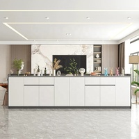 Armoire de rangement commerciale moderne et minimaliste en contreplaqué, réglable en hauteur, avec tiroirs verrouillables, multifonctionnelle pour l'école, la maison et le bureau