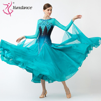 Robe de danse de salon personnalisée B-23115, nouvelle norme internationale, de haute qualité, en soie perlée, robes de danse de salon en vente