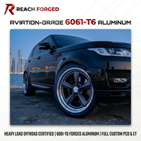 Jantes forgées monobloc à 5 branches certifiées pour charges lourdes, à déport profond, pour mise à niveau de SUV de luxe Range Rover Sport