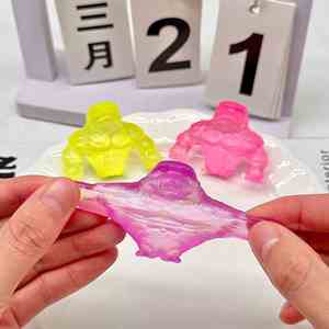 Popular Juguete Antiestrés de Malta de 8cm con Forma de Gorila, de TPR, Portátil, Regalo para Niños y Adultos, para una Fácil Descompresión del Estado de Ánimo - Product Image 1