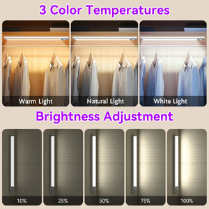 Strong Wolf LED Cabinet <b>Light</b> 12V USB Rechargeable Dimmable Warm White Human Body Sensor <b>Night</b> <b>Light</b> Surface Mounted - Product Image 5