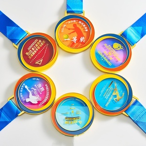 Medallas Personalizadas Impresas a Todo <span class=keywords><strong>Color</strong></span> en Oro, Plata y Bronce para Deportes de Equipo, Competencia de Cabo de Arrastre, Premio de Honor - Product Image 4