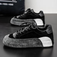 Chaussures de sport décontractées pour hommes, durables, pour l'extérieur, semelles épaisses, légères, respirantes, confortables, pour la course à pied, la marche, antidérapantes, chaussures de printemps