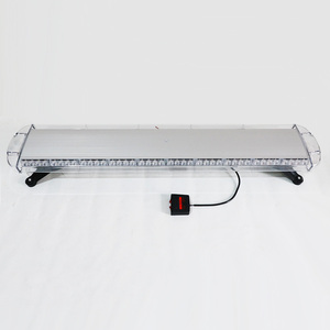 BIAOCHI 88*LED Luce di Segnalazione per Tetto Auto ad Alta Potenza e Visibilità, Barra Luminosa Lampeggiante Rossa e Blu con Accessori 12V 24V - Product Image 1