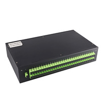 Rak barang dari serat optik 19 inci, rak distribusi serat optik ODF Panel Patch serat optik