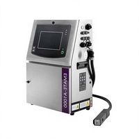 Imprimante à jet d'encre continu CIJ industrielle pour l'impression de la date, du numéro de lot et du code QR