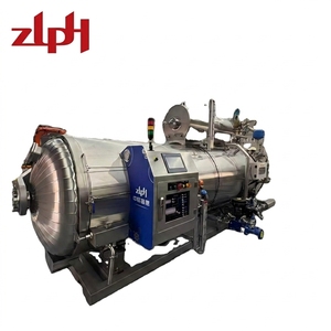 Nouvel <span class=keywords><strong>Autoclave</strong></span> Stérilisateur ZLPH à Pulvérisation <span class=keywords><strong>d</strong></span>'Eau Automatique pour Ligne de Production <span class=keywords><strong>d</strong></span>'Usine de Boissons avec CE ASME SIEMENS PLC - Product Image 1