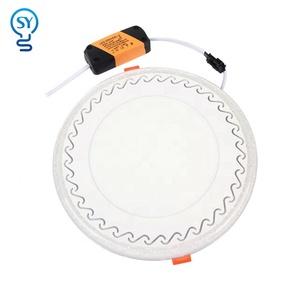 Đèn Bên <span class=keywords><strong>RGB</strong></span> Phong Cách Đơn Giản Đèn Bảng Thương Mại Đèn Led Âm Trần Hình Tròn Kính Hiện Đại - Product Image 3