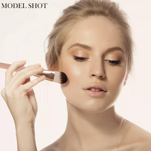 Juego <span class=keywords><strong>de</strong></span> brochas <span class=keywords><strong>de</strong></span> maquillaje facial Premium <span class=keywords><strong>de</strong></span> 5 piezas Beautiful Foundation Blush Blurring Angled Liner Crease Brushes - Product Image 2