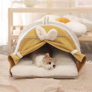 <span class=keywords><strong>Hoopet</strong></span>-cama de felpa para perros y gatos, para interior, fácil de limpiar, con tienda, nueva versión - Product Image 5
