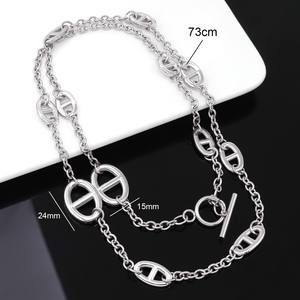 Vente en gros <span class=keywords><strong>de</strong></span> chaînes <span class=keywords><strong>de</strong></span> nez <span class=keywords><strong>de</strong></span> porc <span class=keywords><strong>chaîne</strong></span> <span class=keywords><strong>de</strong></span> collier <span class=keywords><strong>de</strong></span> <span class=keywords><strong>grain</strong></span> <span class=keywords><strong>de</strong></span> <span class=keywords><strong>café</strong></span>, <span class=keywords><strong>chaîne</strong></span> <span class=keywords><strong>de</strong></span> zircon étanche plaqué <span class=keywords><strong>or</strong></span> collier en acier inoxydable pour femmes hommes - Product Image 3