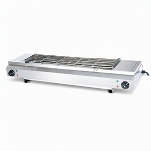 Commercial Electric Smokeless BBQ Grill 6kW 7.6kW 9kW for Steak Skewers Chicken Sausage Restaurants Catering and Dealers - Product Image 1