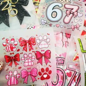 Parches Termoadhesivos Personalizables con Diseño <span class=keywords><strong>de</strong></span> Corazón para Transferencia DTF, Lavables y con Flocado, para Prendas - Product Image 2