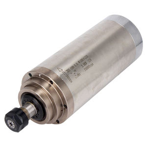 สีดำฟรีเดย์มอเตอร์แกนหมุน CNC 24000รอบต่อนาที400HZ 220V/380V Er20 GDZ-80-2.2B ระบายความร้อนด้วยน้ำ2.2KW - Product Image 4