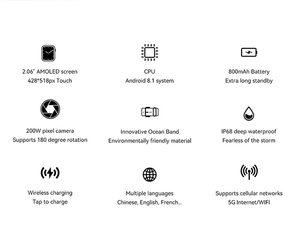 Đồng hồ thông minh U3A 2025 thông minh Android AMOLED Mỹ Microwear Ultra AI 3 AI3 W11 Mini Pro W11 Pro S11 S11 Pro Series 10 X - Product Image 6