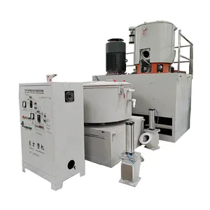 Mesin pencampur PVC Srl 200/500 tangan kedua, mesin pencampur Mixer plastik PVC kecepatan tinggi