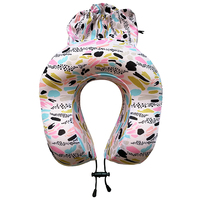 Kit de voyage avion voiture Cou Cervical Head Support Soft U Shape Neck Travel Pillow for Sleepin Memory Foam Solid 100% Polyester