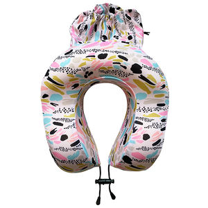 ชุดอุปกรณ์เดินทางสำหรับรถยนต์และเครื่องบิน หมอนรองคอรูปตัวยูแบบนุ่ม สำหรับรองรับศีรษะและต้นคอ ช่วยให้นอนหลับสบาย ทำจากเมมโมรี่โฟม โพลีเอสเตอร์ 100% - Product Image 5