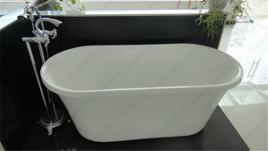 Baignoire ovale en acrylique <span class=keywords><strong>51</strong></span> pouces, facile à installer, pour la salle de bain, la Villa ou <span class=keywords><strong>les</strong></span> hôtels, livraison gratuite - Product Image 3