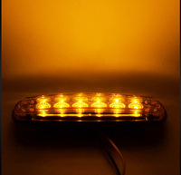 Superbleds Auto voiture 24V LED lumière camion feu de position latéral marqueur LED signal lumineux 24V LED jaune indicateur feux de position latéraux en gros