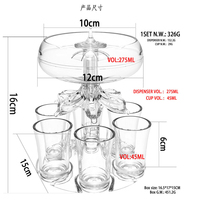 Distributeur et support de verre à liqueur de deuxième génération