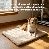 XINYE Lit pour chien moderne et tapis de cage, lavable en machine, en fibre de polyester anti-corrosion, pour usage intérieur