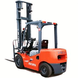 Chariot élévateur diesel Heli 25 d'occasion de haute qualité, 2,5 tonnes, avec mât à trois étages et pneus pleins, moteur d'origine - Product Image 1