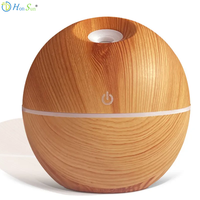 Nouveautes 2025 Grain De Bois Brume Froide humidificateur d'air USB Ultrasonique Mini Diffuseur D'huile Portable Difusor De Aroma