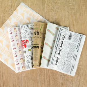 Papier d'emballage kraft imprimé, papier alimentaire, feuille de papier personnalisée pour boulangerie, boissons à emporter - Product Image 6
