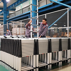 3.2m an toàn di động cầu thang Khó<span class=keywords><strong>a</strong></span> gấp bước nhôm kính thiên văn an toàn có thể gập lại thang - Product Image 6