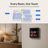 Interrupteur intelligent Tuya 4 pouces IPS en alliage plastique Android Matter, compatible HomeKit, WiFi, écran tactile pour hôtel professionnel