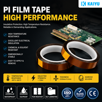 KAIYU - Adhesivos de Silicona 300 con Película de PI Resistente a Altas Temperaturas, Duraderos, de Fábrica con 15 Años de Experiencia, Tamaño y Grosor Personalizables