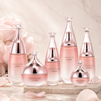 Flacons de parfum de luxe, pots et bouteilles en verre avec couvercles en plastique, flacons et pots cosmétiques en gros, 30g, 50g, 40ml, 100ml, 120ml