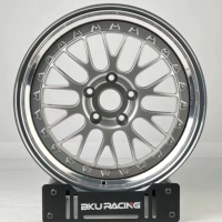 Jantes forgées Bku 2 pièces E87 E88 5x120 personnalisées 17 18 19 pouces concaves en alliage argenté pour BMW M2 M3 M4 M5 E30 E46 F82