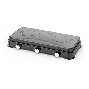 <span class=keywords><strong>Plaque</strong></span> de cuisson à gaz portable en acier inoxydable à 3 brûleurs, idéale pour l'extérieur et les camping-cars, pour la cuisine domestique et le bureau - Product Image 3