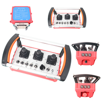 Sistema de Control Remoto por Radio Industrial Universal de 24 V con 3 Palancas de Mando y Panel de Iconos para Equipos de Elevación de Uso Pesado