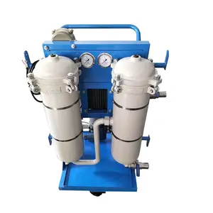 LYC-100B Máquina móvel de purificação de óleo em pequena escala, máquina de reciclagem de óleo residual, transformador, filtro de óleo