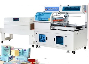 Macchina per Imballaggio Industriale Completamente Automatica con Sigillatrice a L e Tunnel Termoretraibile per Film POF - Product Image 6