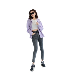 2025 superventas personalizable señoras Skinny Jeans Super Stretch Denim cintura elástica Casual Streetwear Hip Hop transpirable - Product Image 6