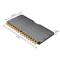 Módulo lector CHAFON MU91F UHF RFID 16 puertos de antena 15m de largo alcance 860-960MHz frecuencia gestión de animales OEM ISO 18000-6C 300