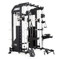 Machine Smith multi-stations commerciale avec crossover par câble et rack de musculation pour entraînement complet du corps – Équipement de gym