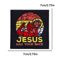 Patch Bordir Rock Punk Gothic Custom, Patch Setrika untuk Pakaian, Aplikasi Hati Aneh Merah Hitam, Kerangka, Mawar, Lencana